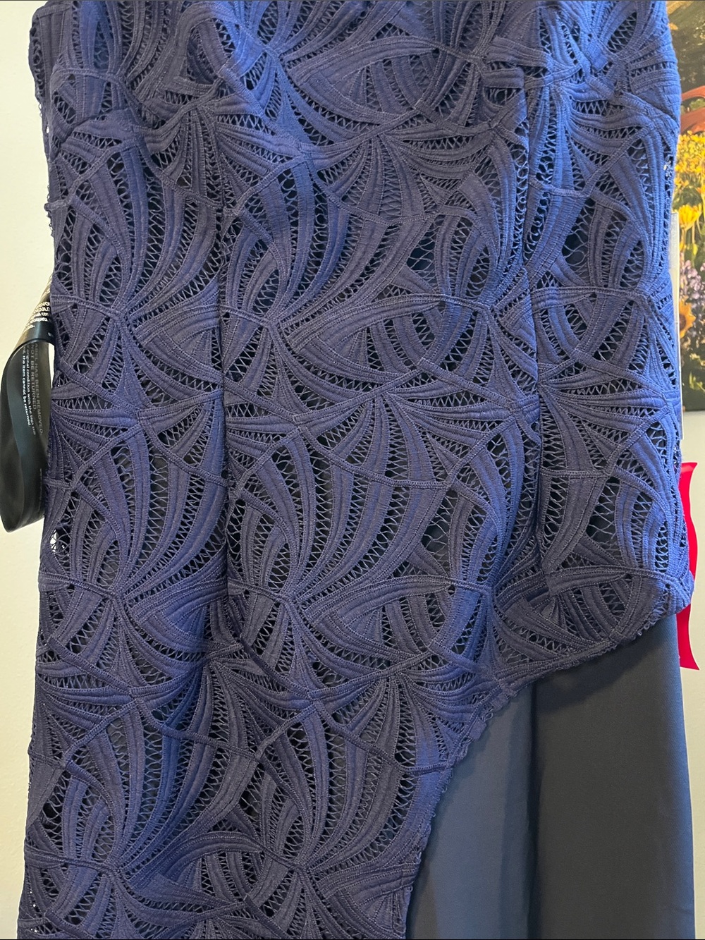 NWT Kay Unger Walk Thru Gown - Picture 5 of 14